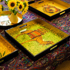 Matthew Williamson Lacquered Wooden Tray