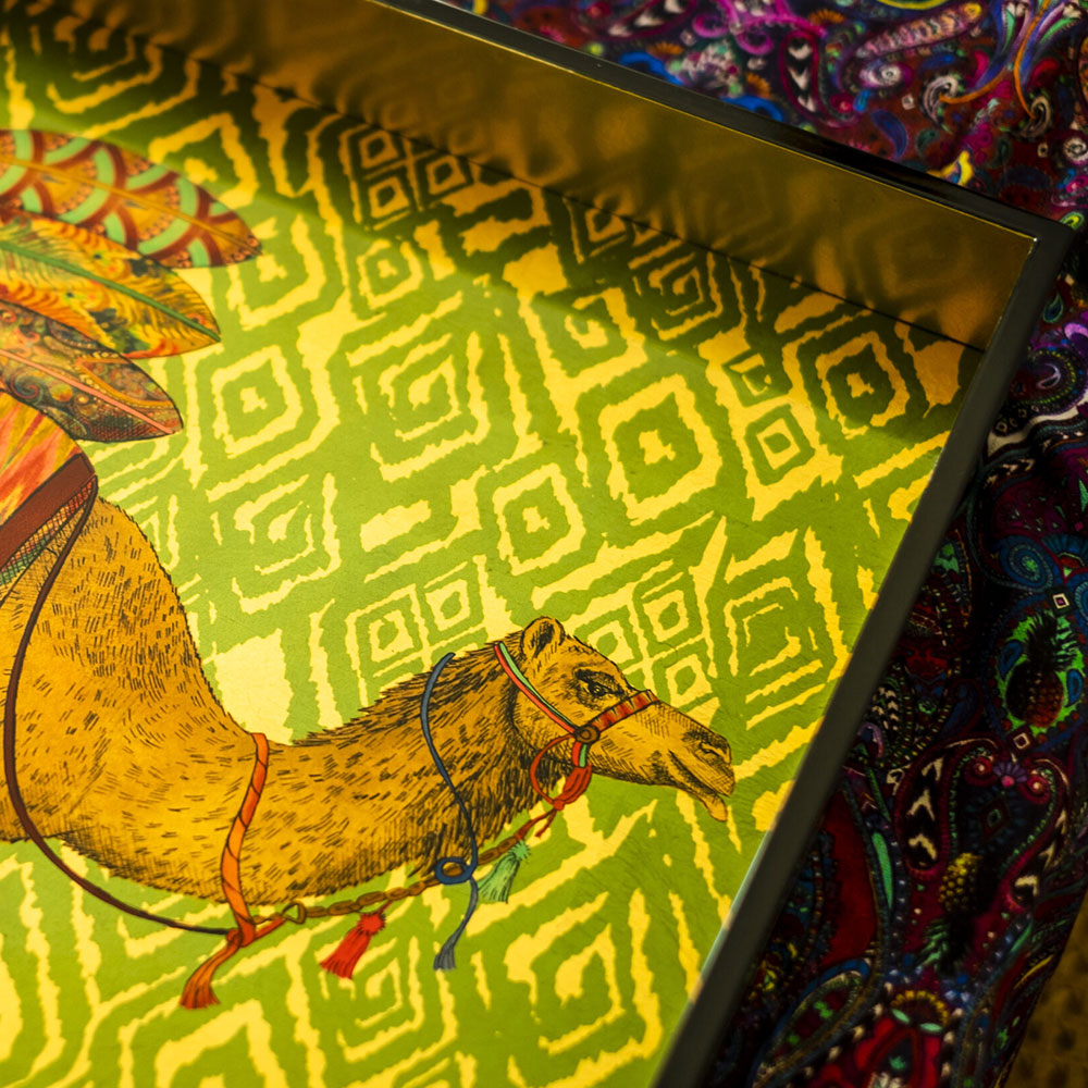 Matthew Williamson Lacquered Wooden Tray