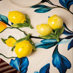 Hand-Painted Ceramic Salt and Pepper Set – Lemon