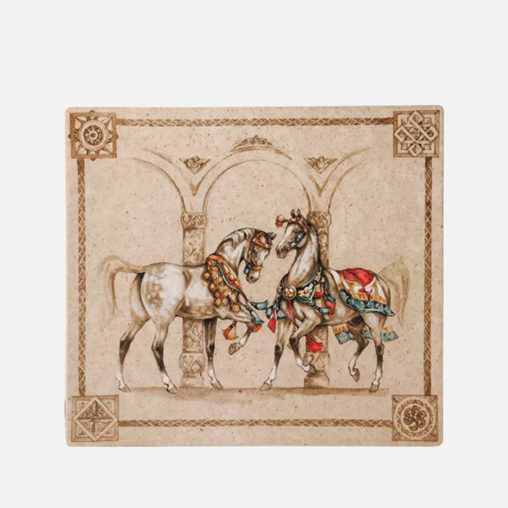 Large Square Cut - Wind Horses