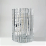 Hurricane Crystal Lamp Large – Strict Hand-Cut Crystal Candle Holder