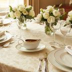 Le Verrier Gold Sauce Boat W.Saucer, 400ml