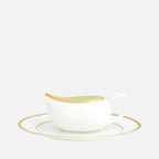 Le Verrier Gold Sauce Boat W.Saucer, 400ml