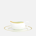 Le Verrier Gold Sauce Boat W.Saucer, 400ml