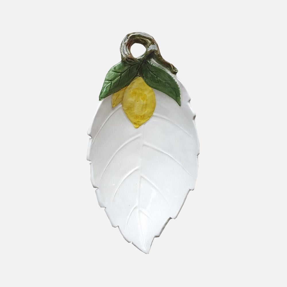 Lemon Collection Hand-Painted Ceramic Starter Dish