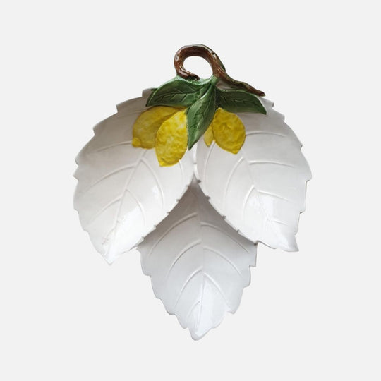 Lemon Collection Hand-Painted Ceramic Starter Dish No. 3
