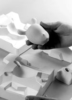 The Silver Guest Figurine. Small Model.