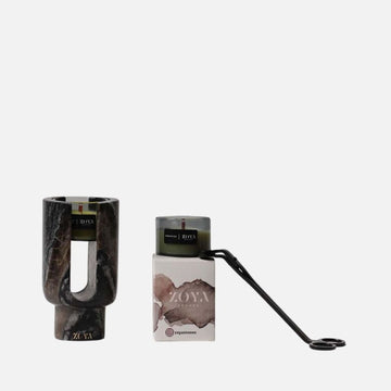 مجموعة حاملات الشموع المعطرة لونا