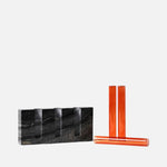 Luna Tube Glass Vase With Preserved Flower Arrangement