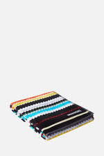 Curt beach towel in zigzag cotton terry cloth