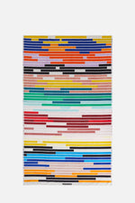 180x100 cm Melody striped cotton terry beach towel