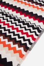 100% cotton bath mat with chevron pattern