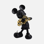 Mickey With Love Small Figurine - Black/Gold