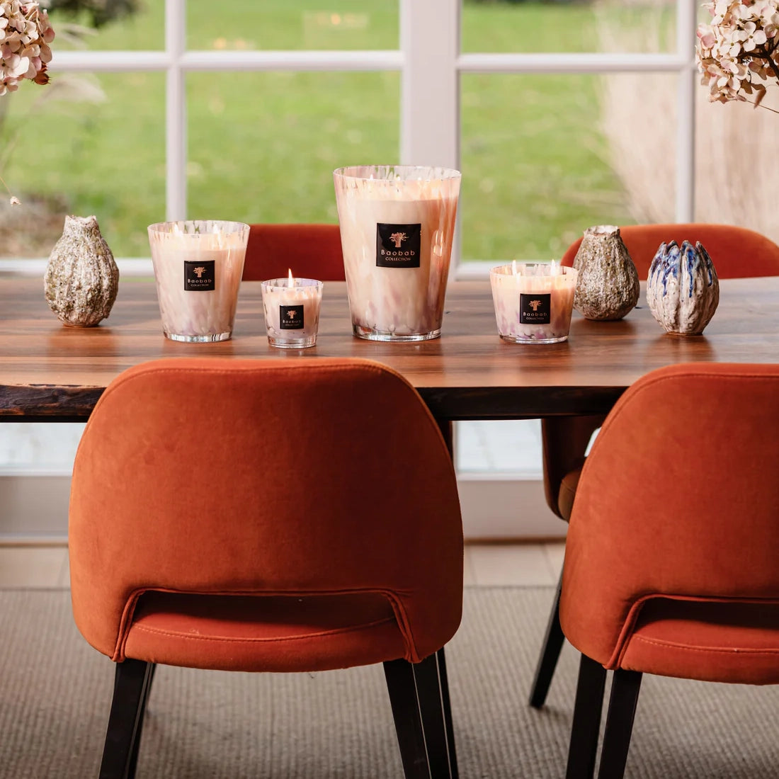 Baobab White Pearls Scented Candle – Max 24