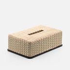 Amiens Rattan Tissue Box (Ivory)