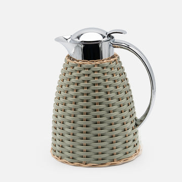 Chantilly Leather & Rattan Carafe 1 L