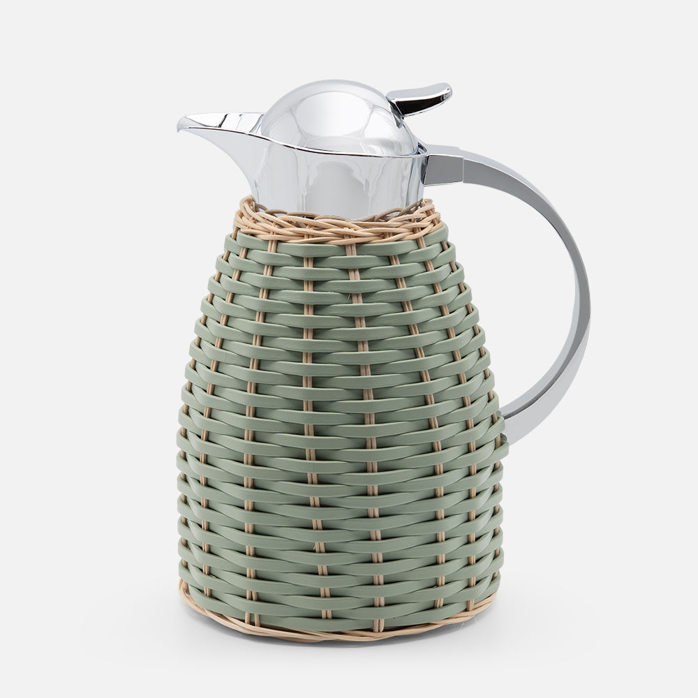Chantilly Leather &amp; Rattan Carafe 1.5 L
