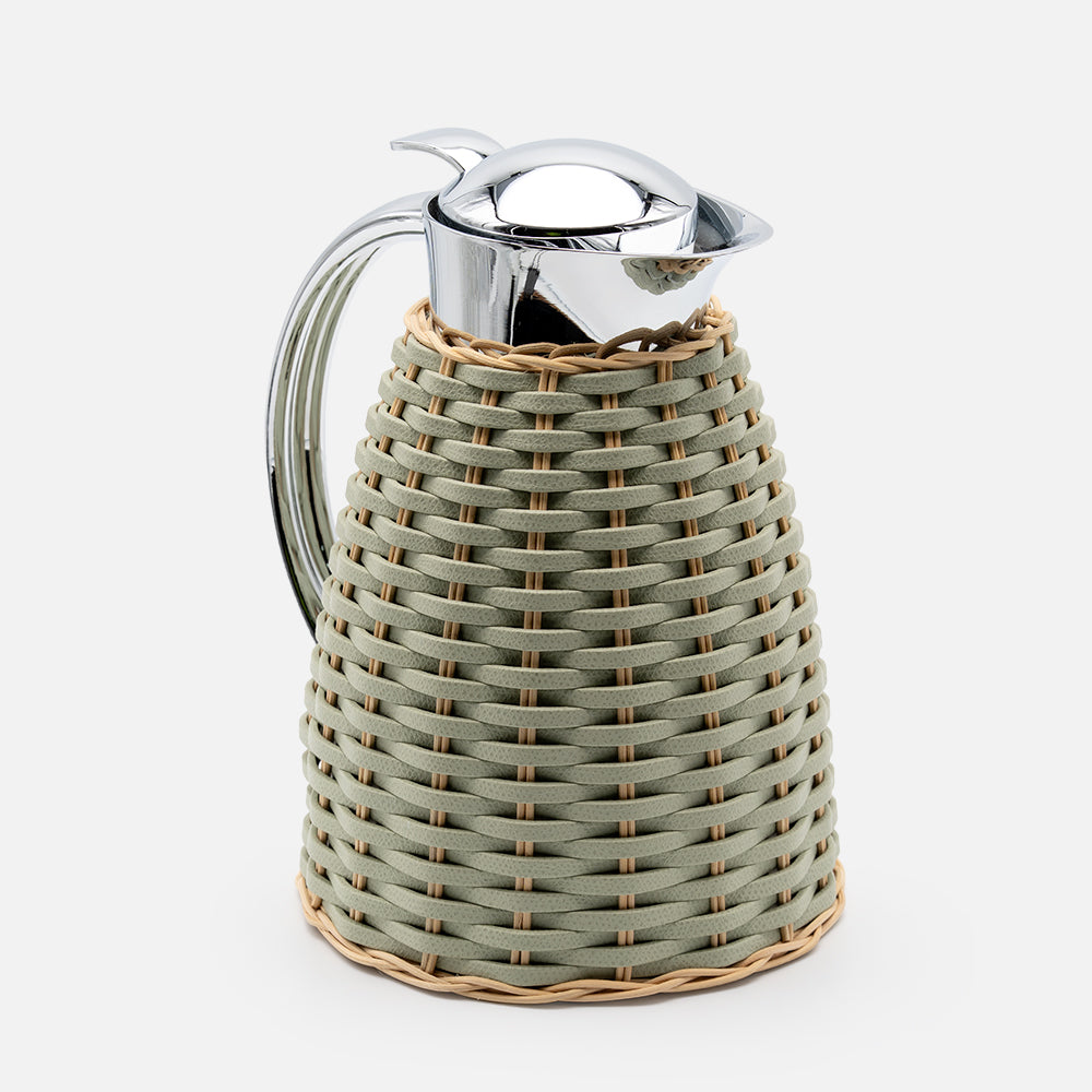 Chantilly Leather &amp; Rattan Carafe 1.5 L