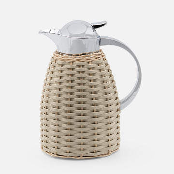 Chantilly Leather & Rattan Carafe 1.5