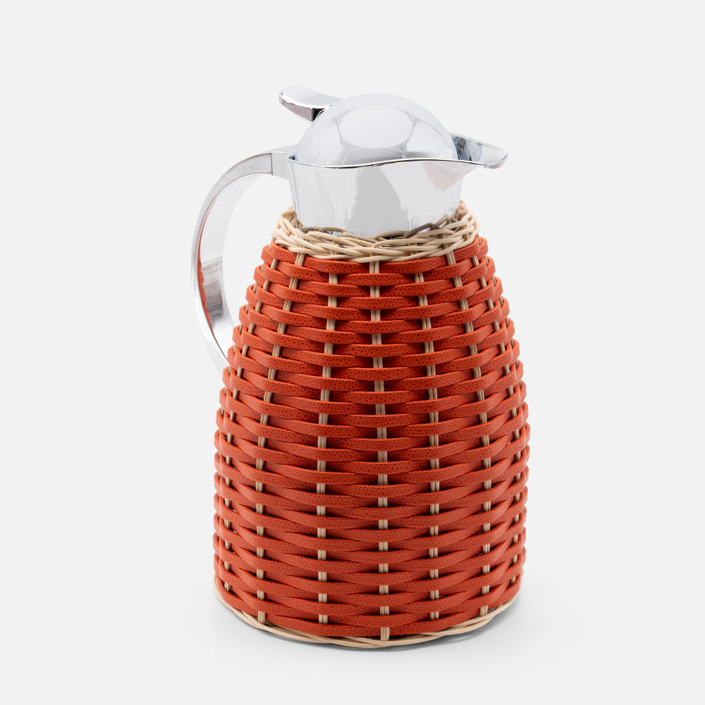 Chantilly Leather &amp; Rattan Carafe 1.5 L