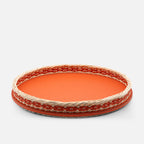Orsay Rattan Round Tray Mango (Large)