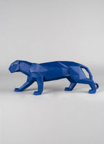 Panther Sculpture Blue