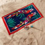 Ja Parrots Beach Towel - 40" X 70" for Decor__x0026__Living