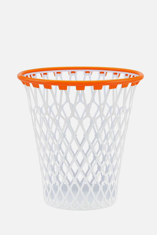Polypropylene Basket Wastebasket, White for Home