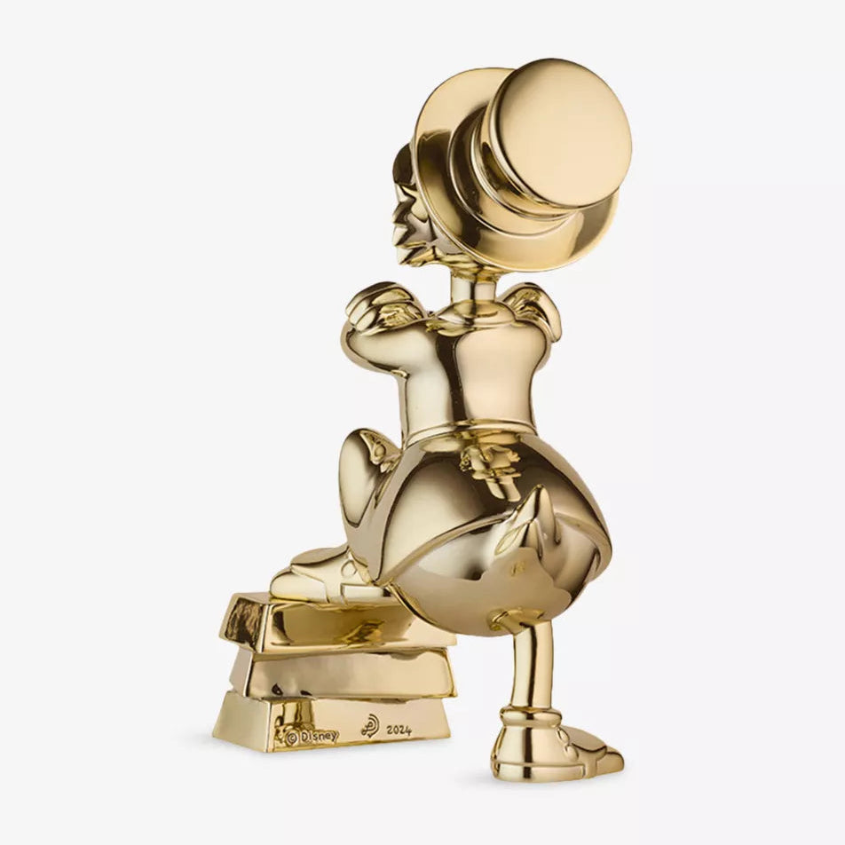 Uncle Scrooge Ingots Chromed Small Figurine - Gold
