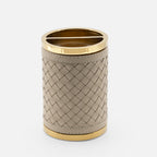 Alghero Handwoven Toothbrush Holder Chrome