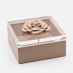 Fleur Camellia Diamonds Square Box (Large)