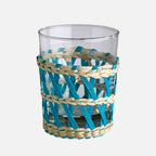 Reed Glass Tumblers – Set of 6 Multicolour