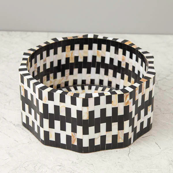 Finlay Inlay Decorative Bowl – Acacia Wood