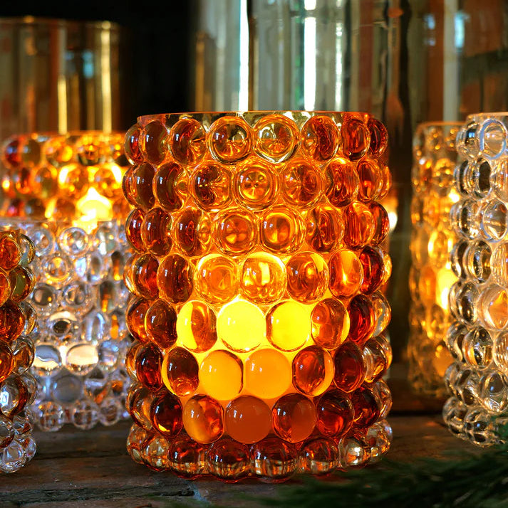 Hurricane Boule Lamp Large – Amber