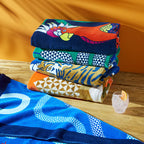 Parrots Beach Towel – Tropical Cotton Velour