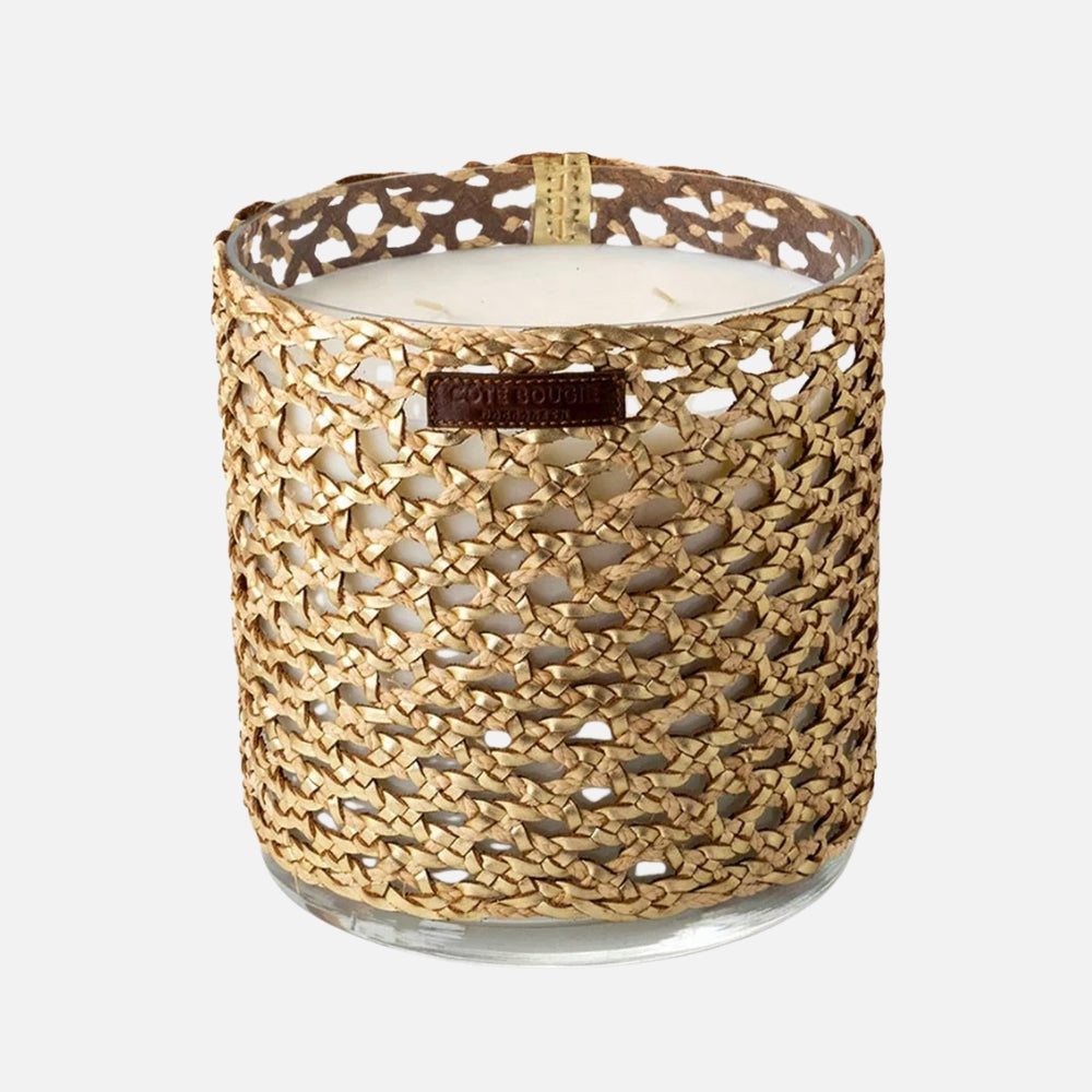 Scented Candle – Raffia Collection ( L )