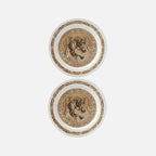 Set of 2 Mignardise plates - Wind Horses