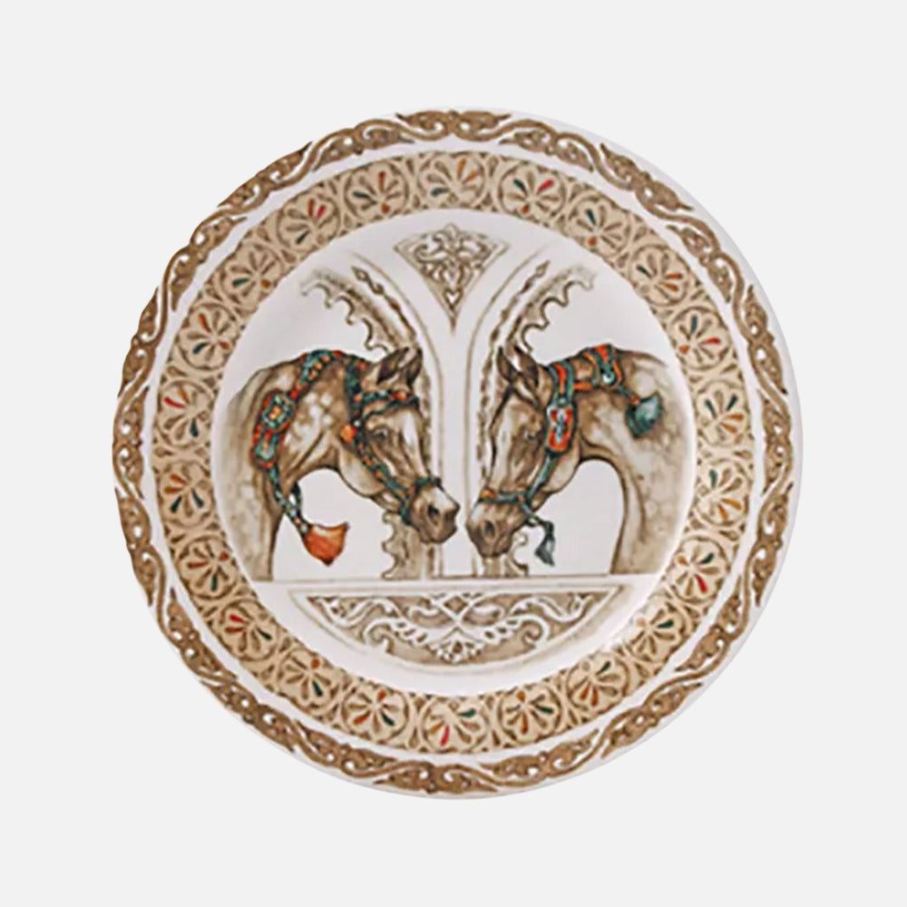 Wind Horses Set of 4 canapé plates (Ø 16.5cm)
