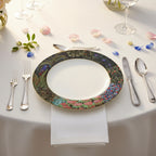 Set of 4 dinner plates - The Palace Garden