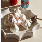 Tasca Large Ceramic Change Tray in Cream White