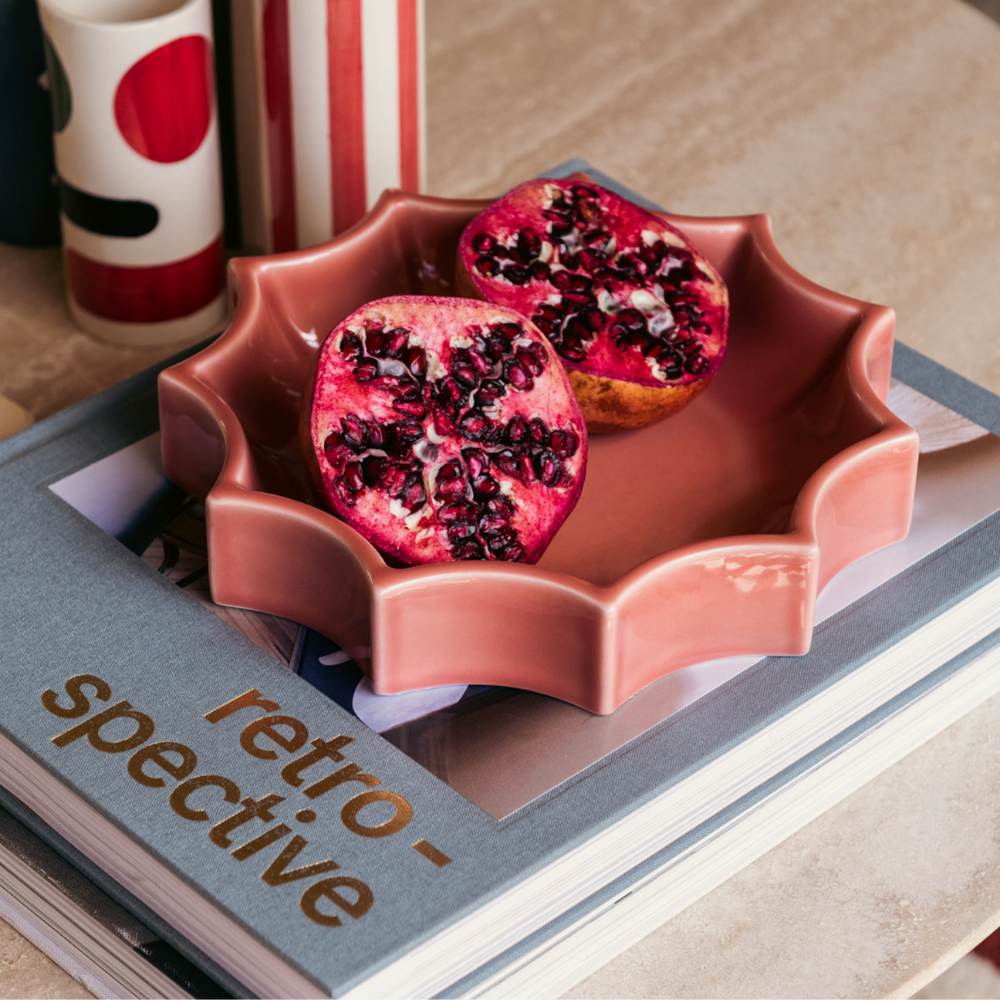 Tasca Small Pink Ceramic Change Tray