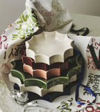 Tasca Small Change Tray in crackle cream white