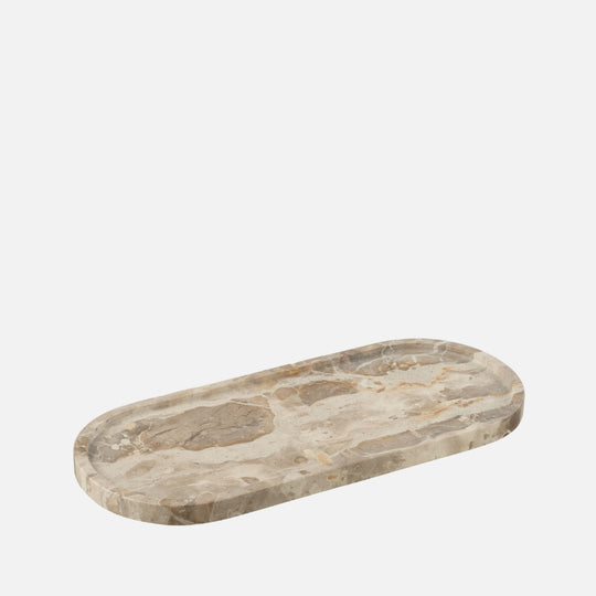Tray Marble Beige – Rectangular Stone Serving Tray