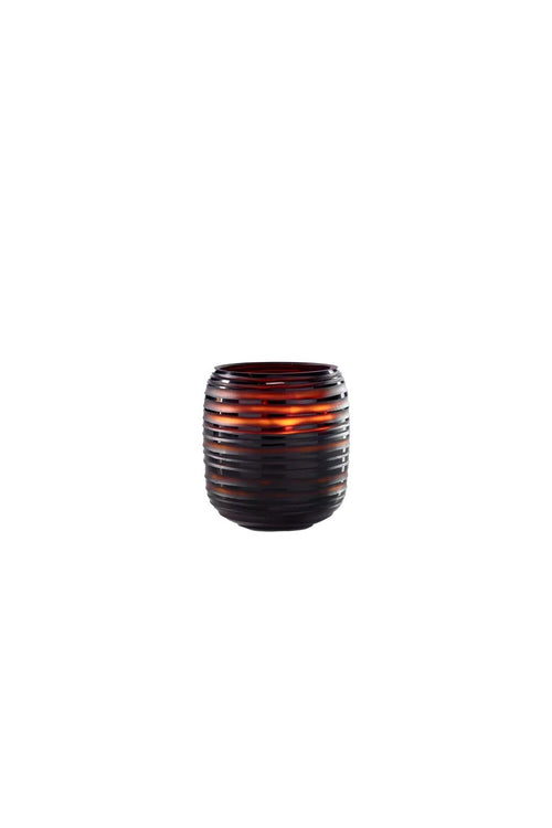 Onno Candle Sphere L Amber Ca19X20Cm Zanzibar