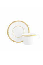 Le Verrier Gold Tea Cup & Saucer, 230ml