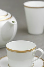 Le Verrier Gold Tea Cup & Saucer, 230ml