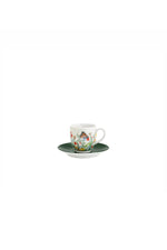 Jardin De Papillons Espresso Cup & Saucer, 90ml