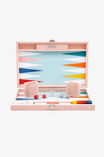 Pink Crocodile Medium Backgammon