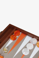 Brown Snake Large Backgammon