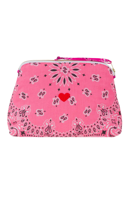 Call It Vanity Large - Coeurstrawberry/ Fuchsia Handcrafted Toiletry Bag